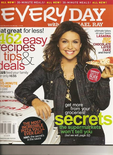 Everyday With Rachael Ray Magazine Eat Great For Less 462 Recipes Tips