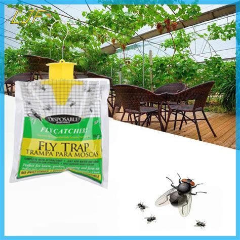 Ljf For Outdoor Hanging Fly Trap Disposable Insect Bug Attract Fly Catcher Bag Mosquito Trap