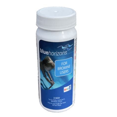 Blue Horizons Way Bromine Test Strips For Hot Tub And Swimming Pool