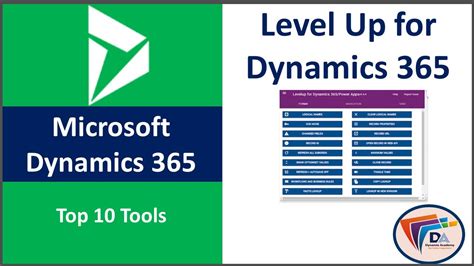 Level Up For Dynamics 365 Power Apps Crm Microsoft Dynamics 365 Tools Youtube