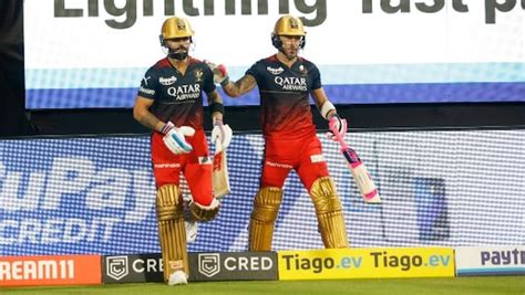 Ipl 2023 Rcb Skipper Faf Du Plessis Hails Virat Kohlis Infectious