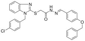 N E 4 BENZYLOXY PHENYL METHYLIDENE 2 1 4 CHLOROBENZYL 1H