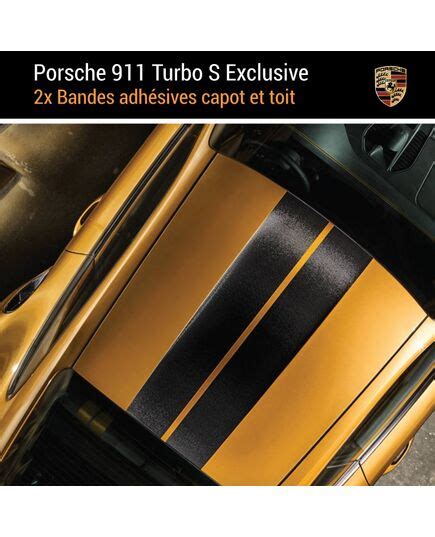 Porsche 911 Turbo S Exclusiv Stripes Decals Set