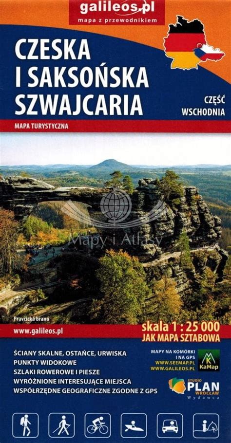 Czeska I Sakso Ska Szwajcaria Mapa Zestaw Galileos