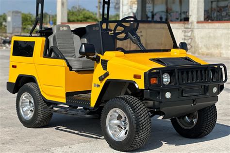 No Reserve Hummer H Style Golf Cart For Sale On Bat Auctions