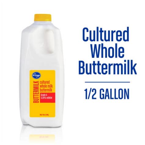 Kroger® Cultured Whole Buttermilk Half Gallon, 1/2 gal - Kroger