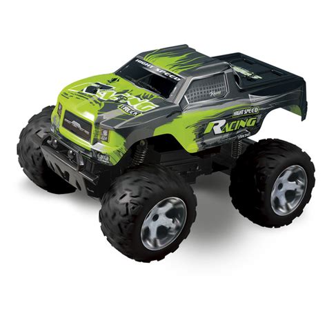 Voiture 4x4 Monster Truck télécommandée Motor Co R C King Jouet