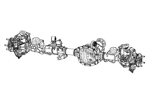 Mopar Ultimate Dana Advantek Front Axle Assembly For Jeep