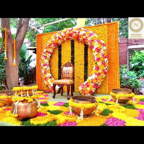 Backdrop Background Haldi Ceremony Decoration Home Thane Mumbai Booking