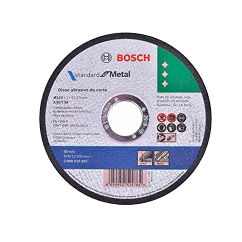 Disco Abrasivo de Corte Estándar Metal Corte Recto 4 1 2 Bosch