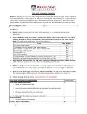 Hlsc Case Study Assignment Docx Case Study Assignment Guidelines