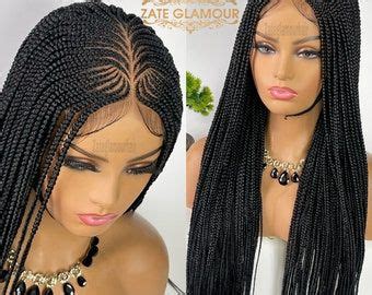 Ready To Ship Fulani Cornrows Ghana Weaving Handmade Braided Wig