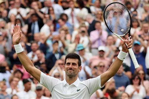 Tennis Djokovic Makes More History With St Round Win At Wimbledon