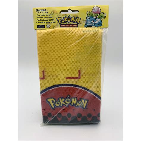 Pokemon Playmat Campo De Batalha Vintage Para 2 Jogadores ORIGINAL