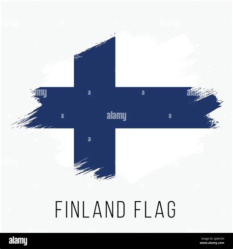 Finlandia Bandera Vectorial Finlandia Bandera Para El D A De La