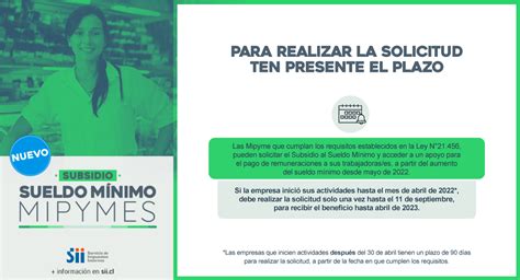 SII on Twitter SUBSIDIO SUELDO MÍNIMO MIPYMES Infórmate aquí cuál