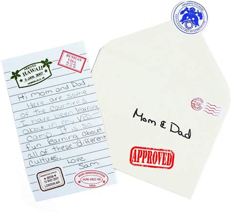 Passport Stamp Sticker Sheets (480 Stickers) by Fun Express – TopToy