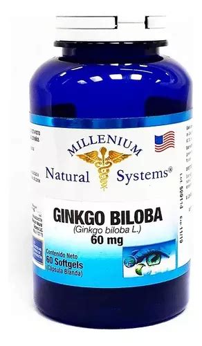 Ginkgo Biloba 60mg 60 Softgels Unidad A 611 Mercadolibre