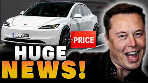 Elon Musk Just Revealed Latest Updates For 2024 Tesla Model 3 Highland