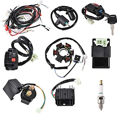 Amazon Trkimal Complete Wiring Harness Kit Electrics Wire Loom