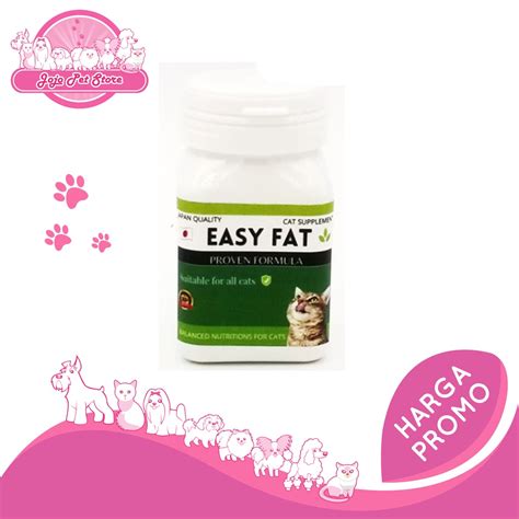 Jual Vitamin Kucing Easy Fat Cat Supplement Penggemuk Kucing Alami