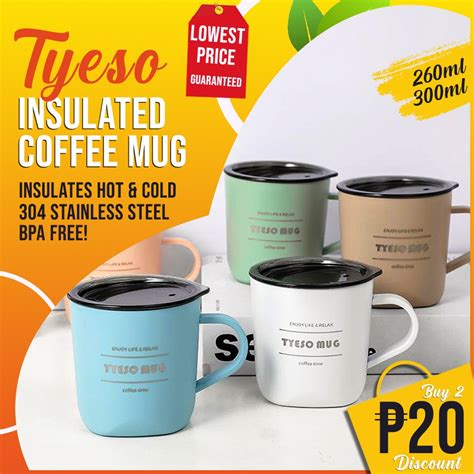 Tyeso Insulated Tumbler Tyeso Insulated Tumbler Coffee Mugs Vacuum With