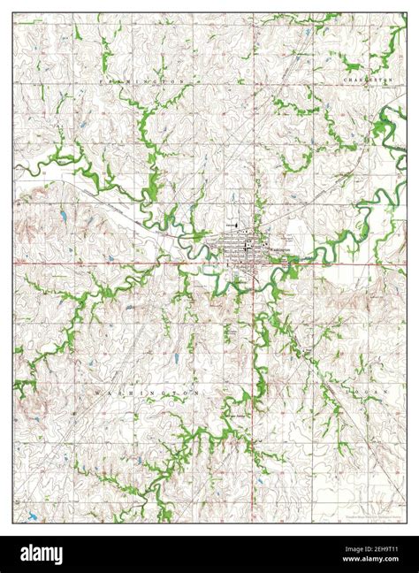 Washington, Kansas, map 1966, 1:24000, United States of America by ...