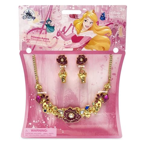 Disney Jewelry Set Aurora Disney Store Costume Jewelry Sets