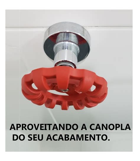 Volante De Registro Bruto Vermelho Deca Estria Anti Choque Gaveta E