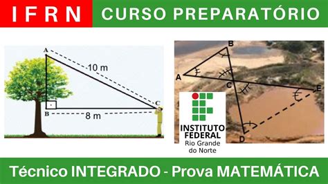 IFRN Curso Preparatório 2024 2025 Prova IFRN 2023 MATEMÁTICA Técnico