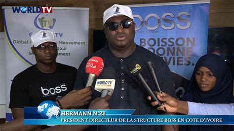 Côte dIvoire Boisson Boss Présentation officielle de Boss Énergy