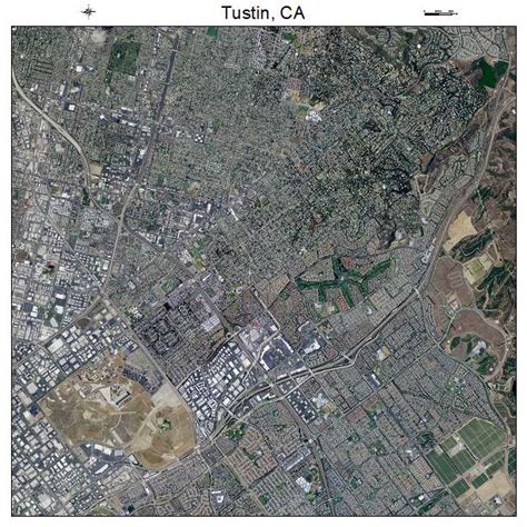 Aerial Photography Map of Tustin, CA California