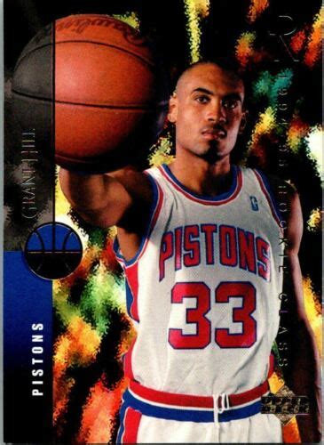 Grant Hill Upper Deck Rookie Card Rc Detroit Pistons Nm