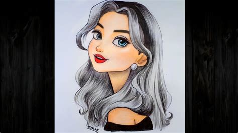 How To Draw A Beautiful Girl Face Easy Step By Step Youtube