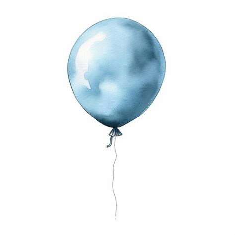 Premium Ai Image There Is A Blue Balloon With A String Attached To It