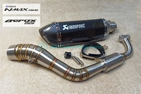 Akrapovic SC Project Full System Exhaust Pipes For NMAX V2 V2 1 2020