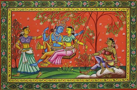 Pattachitra Paintings Of Radha Krishna Atelier Yuwa Ciao Jp