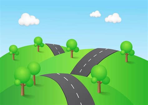 road drawing vector art icons  graphics