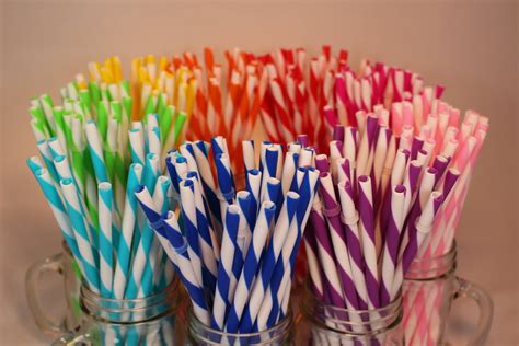 Reusable Straws BPA Free Eco Friendly Striped Blue Green 1 For Etsy