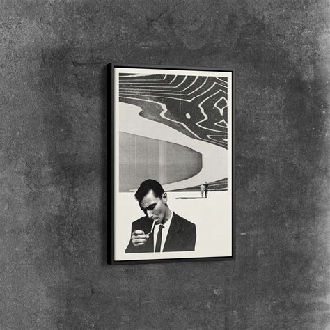 Twilight Zone Poster Rod Serling Retro Movie Poster Minimalist Art