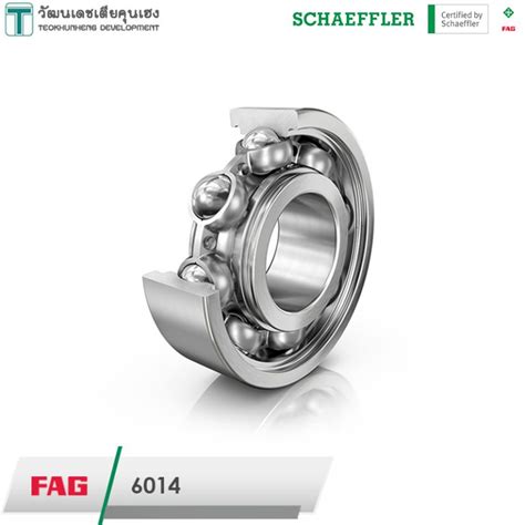 FAG 6014 ตลบลกปน 70 110 20 Deep Groove Ball Bearing