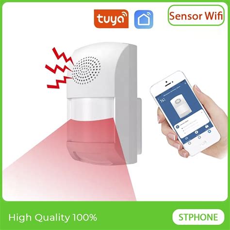 Sensor De Presen A Wi Fi Detector Alarme Sonoro Tuya Smart Shopee