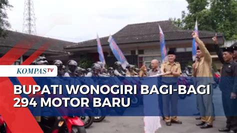 Bupati Wonogiri Bagikan 294 Motor Dinas Baru Untuk Kades Dan Lurah