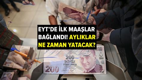 EYT de ilk maaşlar bağlandı EYT emeklilik aylıkları ne zaman hesaplara