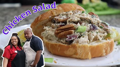 Homemade Chicken Salad Recipe How To Make Rotisserie Chicken Salad Sandwich Youtube