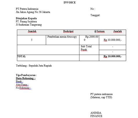 Pengertian Invoice Dan Cara Membuat Invoice Dengan Cepat Dan Benar