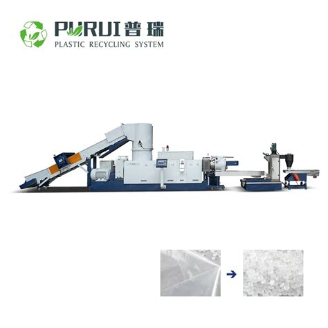 Pe Ldpe Hdpe Lldpe Film Pelletizing Line Purui Machinery From China