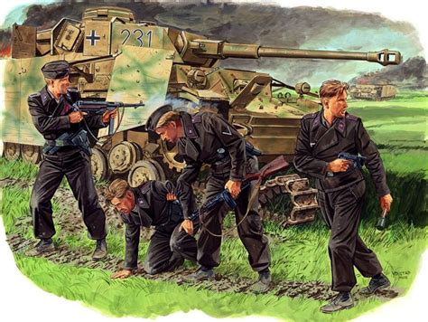 Art Illustration World War Ii Panzer Iv Ww2 History Military History Army Drawing Kursk