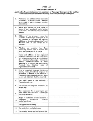 Fillable Online FORM A2 See Sub Rule 1 Of Rule 3 Application For Fax