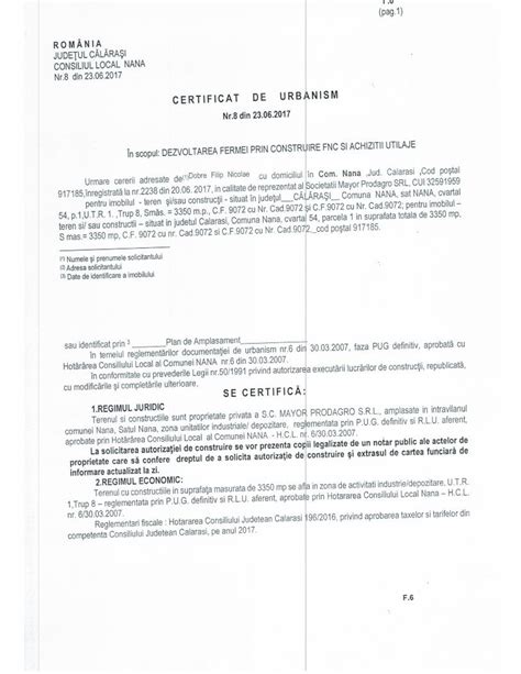 PDF 8 Pdf 2018 02 27 Prezentul Certificat De Urbanism Are